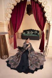 Black Luxury Dress for Events - 3pcs Suit