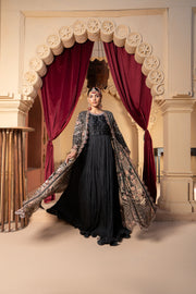 Black Luxury Dress for Events - 3pcs Suit